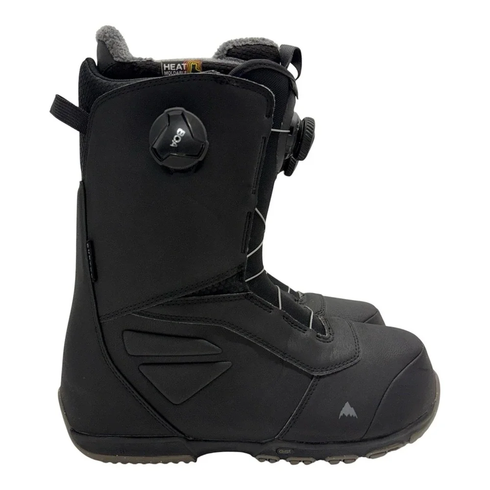 Burton Ruler BOA Wide Snowboard Boots Black Men's Size 11